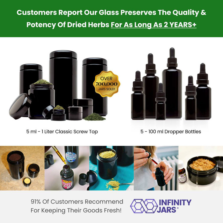 Infinity Jars Screw Top Set of 10 Spice Jars Wayfair